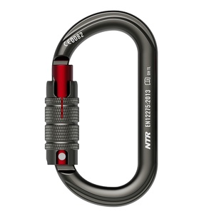 NTR Nhôm Hình Bầu Dục Ngoài Trời Leo Núi Carabiner Để Làm Việc Tại Cao Snap Hook - Product Image 1