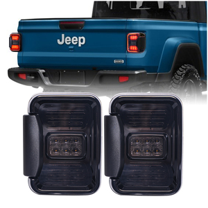 New Chất lượng cao Phụ kiện sao lưu <span class=keywords><strong>Led</strong></span> Đuôi ánh sáng phía sau phanh tín hiệu lần lượt ngược đèn hậu đèn cho Jeep Wrangler JT 2020 - Product Image 3