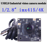 Módulo de Cámara PCBA de Visión Artificial Industrial HD de 4K8MP IMX415 38mm 3mm 95 Grados sin Distorsión