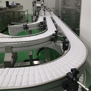 สายพานลำเลียงปรับระดับได้แบบใหม่ ทำจากพลาสติก POM พร้อมบานพับเดี่ยว แบบตรง  สำหรับขนส่งสินค้าเกษตรแบบยืดหยุ่น - Product Image 2