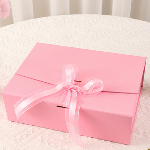 Elegant Bowknot Gift <b>Box</b> Flip-top Magnetic Closure <b>Foldable</b> Cardboard <b>Box</b> Eco-Friendly Recyclable Souvenir <b>Box</b> Matte for Candle - Product Image 6