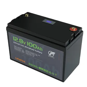12v100ah Lifepo4 Batterij Zonne-Energie Opslag Batterij Lithium Ijzer Fosfaat Batterij