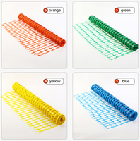 Filet de sécurité orange en plastique pour échafaudage, clôture de protection, barrière de signalisation