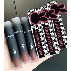 Cappuvini Best-seller Brillant à lèvres Macaron populaire Brillant à lèvres Satin mat et brillant pour les étudiants <span class=keywords><strong>Rouge</strong></span> à lèvres abordable - Product Image 4