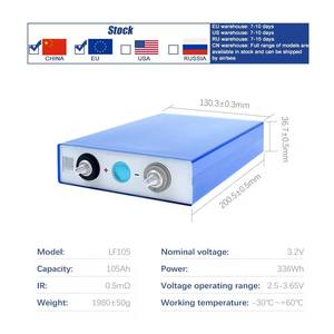 Envío gratis 3,2 V 105ah LF105 Original 3C descarga máxima para el sistema de RV de barco Solar - Product Image 2