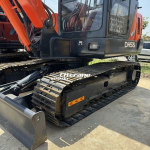 Miniexcavadora Doosan dh55 usada en funcionamiento dh55 DH60 DH70 DH75 DX55 miniexcavadora doosan55 con hoja de topadora 6 toneladas lista para enviar - Product Image 4