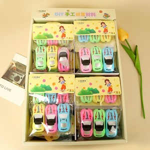 รถบัลเลนซ์อีเกิลแบบดึงถอยหลัง สีผสม ของเล่นแบบแมนนวล สำหรับเด็กอายุ 2 ถึง 4 ปี ของขวัญเพื่อการศึกษา รูปทรงเรขาคณิต สำหรับเด็กทั้งชายและหญิง - Product Image 2