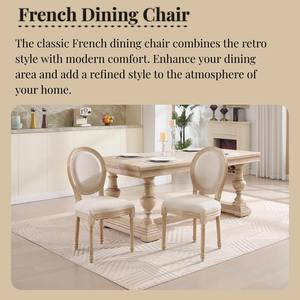 Stackable French Design Wedding Dining <b>Chair</b> Set of <b>2</b> Back Upholstered Wooden Dining Room School Home Furniture Hotel - Product Image 3
