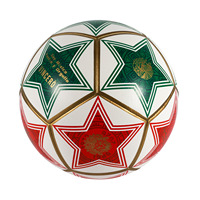 Ballon de football en TPU personnalisé avec logo brodé, grand pentagone en relief, taille 5, résistant à l'usure, pour l'entraînement