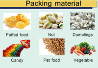 Livraison rapide 20-200g Snack Aliments secs Pistache Amande Noix d'arachide Petite machine à emballer de tamarin