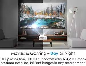 Projecteur <span class=keywords><strong>Optoma</strong></span> GT1090HDRX <span class=keywords><strong>4K</strong></span> 4200 Lumens 1080p 301.4 Pouces Projecteur pour Home Cinéma <span class=keywords><strong>4k</strong></span> Projecteur Vidéo 3D avec HDR - Product Image 5