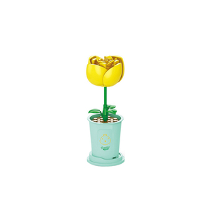 Ensembles de blocs de construction en forme de fleurs, plante en pot avec boîte cadeau, ensembles de briques MOC, ensembles de bricolage pour enfants, jouets éducatifs pour enfants 8814 - Product Image 4