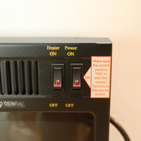 Petit foyer électrique de 18 pouces avec télécommande