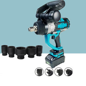 Llave de Impacto Eléctrica Inalámbrica Recargable de 1" y 3/4" con <span class=keywords><strong>Motor</strong></span> sin Escobillas de Gran Torque de 3000 N.m para Reparación de Llantas de Camión - Product Image 2
