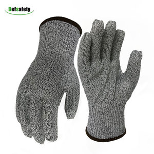 Guantes de trabajo de seguridad con logotipo personalizado, resistentes a cortes abrasivos, nivel 5, recubiertos de PU, guantes de PPE para construcción de hormigón - Product Image 3