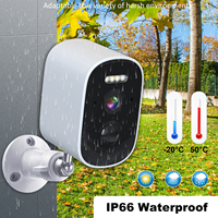 Caméra IP miniature à faible consommation d'énergie, prix d'usine, étanche IP67, 1080p HD, Wi-Fi sans fil, CMOS, alimentée par batterie