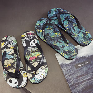 <span class=keywords><strong>Chanclas</strong></span> con diseño de panda de estilo chino para hombre, antideslizantes, resistentes al desgaste, sandalias de verano para exteriores, modernas para hombre - Product Image 1