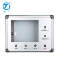 QT105 Boîtier en aluminium étanche à la poussière personnalisé Prix d'usine Boîte de commutation électrique Fabricant Boîtier du panneau de commande