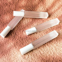 Ukuran perjalanan portabel kecil 10ml mode Premium botol parfum kosong Matte botol semprot kaca isi ulang untuk Toner minyak esensial