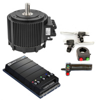 Kit Moteur Électrique Compact 48V 72V 10kW DC pour Moto Électrique, Chariot de Golf Électrique et Moteur de Roue de Vélo Électrique avec Contrôleur