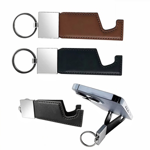 Thiết Kế Mới Biểu Tượng Tùy Chỉnh Trống Da Keychain Cho Khắc Laser Vòng Chìa Khóa Chuỗi Thăng Hoa PU Da Điện Thoại Chủ Keychain - Product Image 2