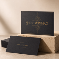 Cartes de visite professionnelles en papier offset imprimées recto verso avec logo personnalisé, finition brillante/mate