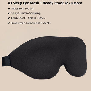 Antifaz para <span class=keywords><strong>Dormir</strong></span> <span class=keywords><strong>de</strong></span> Espuma Viscoelástica 3D, Suministro <span class=keywords><strong>de</strong></span> Fábrica, MOQ <span class=keywords><strong>Bajo</strong></span>, Muestreo Rápido, Precio Competitivo - Product Image 1