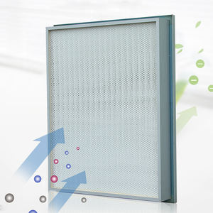 Sistem AHU Baru H13 H14 Pembersih Udara Filter HEPA Flow Hood dengan Efisiensi 99,999% <span class=keywords><strong>Fiberglass</strong></span> untuk Penggantian Bengkel - Product Image 4