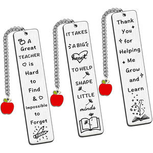 Segnalibri con Logo Laser e Scritta 'Grazie per Essere Parte della Mia Storia' per la Festa degli Insegnanti, Regalo Artistico all'Ingrosso - Product Image 5