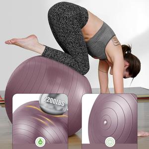 ลูกบอลโยคะคุณภาพสูงยอดนิยม ขนาด 55 ซม. 65 ซม. 75 ซม. สีสันสดใส รับทำโลโก้ตามสั่ง ราคาส่ง แข่งขันได้ - Product Image 5