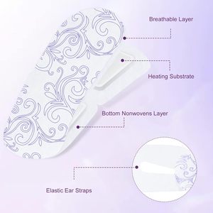 Masque oculaire chauffant à la vapeur pour soulager la <span class=keywords><strong>fatigue</strong></span> oculaire, <span class=keywords><strong>anti</strong></span>-<span class=keywords><strong>fatigue</strong></span>, jetable, certifié ISO/CE - Product Image 2