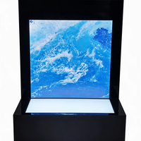 Support d'affichage lumineux pour bouteilles en acrylique personnalisé avec éclairage LED, vitrine pour bouteilles de vin et de spiritueux pour bar, boîte de nuit
