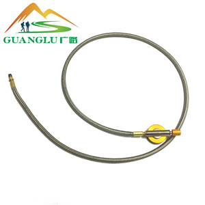 Tuyau de réchaud de camping Guanglu 1m, raccord universel, accessoire portable pour réchaud à gaz extérieur - Product Image 2