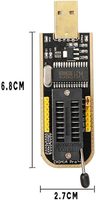 Kit programmeur USB EEPROM Flash BIOS avec clip SOIC8 et adaptateur de mémoire Flash SPI 1.8V SOP8 DIP8, composants électroniques