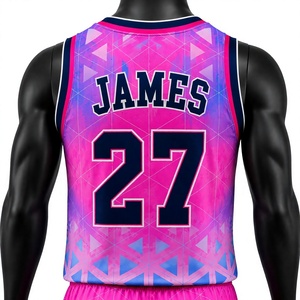 Conjunto de camiseta de baloncesto LoyalBlood para hombre, cuello en V, sin mangas, estampado sublimado, uniformes deportivos de secado rápido para adultos, todas las estaciones - Product Image 4