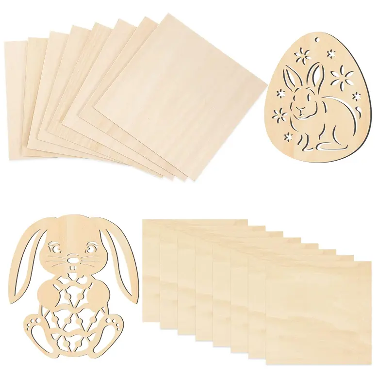 3Mm Fabriek Groothandel Prijs Basswood Board Voor Laser Graveren Sterven Board Populier Ambachtelijke Laser Cut Multiplex