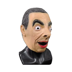 Mr Bean Mask Rowan Atkinson Masque de célébrité Comédien Film Jeu de rôle TV Show Fancy Dress Party Couvre-chef en latex - Product Image 1
