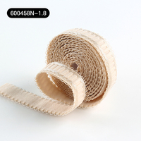 Nouvelle Conception d'Usine Sangle Élastique Confortable en Nylon à Double Picot de 18 mm Haute Ténacité pour Lingerie, Ruban en Forme d'Escalier
