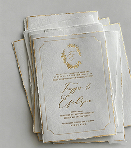 Carte d'invitation <span class=keywords><strong>de</strong></span> mariage personnalisée, papier offset <span class=keywords><strong>de</strong></span> qualité supérieure, respectueux <span class=keywords><strong>de</strong></span> l'environnement, estampage à chaud - Product Image 5