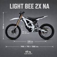 Batterie 45Ah noire pour moto électrique tout-terrain Surron Light Bee 2 pour adultes