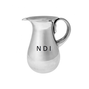 Good Quality <b>Water</b> Jug Hand Curved Metal Drinking <b>Water</b> Jug Pitcher For Home Hotel Kitchen Catering Item Drinking <b>Water</b> Jug Use - Product Image 1