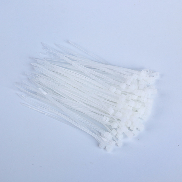 White Nylon Cable Ties 14 Inch Self Locking Zip Ties UV Resistant Cable Ties for Outdoor Industrial Wire Management (100 Pack)