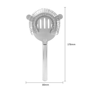 Set de Coctelería Vintage, Mezclador Mini Premium de Acero Inoxidable Dorado, Coctelera y Colador de Alta Calidad en Caja - Product Image 3