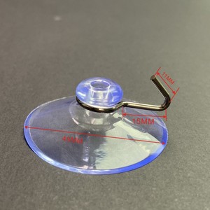 <b>Clear</b> PVC Powerful Absorption with Hole Suction Cup for kitchen - Product Image 5