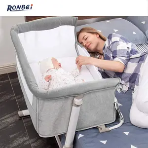 יילוד ריהוט המיטה רדומה מיטה גמיש גובה מיני עריסה תינוק basinette עם תיבת נגינה