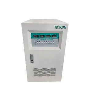 Acsoon 10kVA monofásico a trifásico 115V 400Hz convertidor de frecuencia fuente de alimentación de CA montada en rack