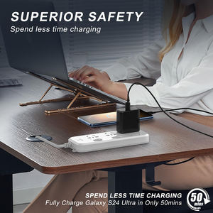 45W PD Super veloce tipo C caricabatterie USB-C a muro adattatore con 3FT USB-C a USB-C cavo per <span class=keywords><strong>Samsung</strong></span> <span class=keywords><strong>Galaxy</strong></span> S24 S23 Note 20 10 - Product Image 4