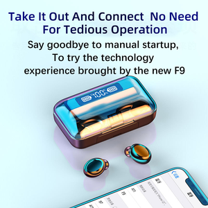 F9-5C Giá Bán Buôn Tai Nghe F9 Không Dây Tai Nghe TWS Hộp Đựng Hiển Thị Nguồn LED Có Thể Sạc Lại Micrô Gọi Điện Rảnh Tay - Product Image 4