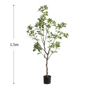 Plante artificielle sicilienne suspendue, Camélia <span class=keywords><strong>japonica</strong></span>, fausse plante <span class=keywords><strong>en</strong></span> pot, style nordique, inspirée d'Instagram, décoration de sol pour espaces intérieurs - Product Image 6