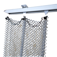 Cortina de Malla Metálica Personalizada de 6 mm, Cortina de Aluminio, Separador de Ambientes, Biombo